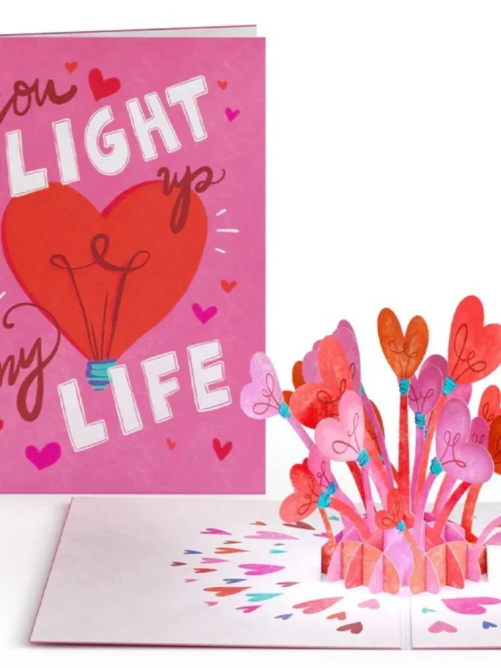 You Light Up My Life Light-Up Beautiful Pop-Up Card